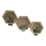 Jardineras Madera De Pino Hexagonal