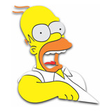 Adesivo Homer Simpsons Carona Caminhão Vidro Moda