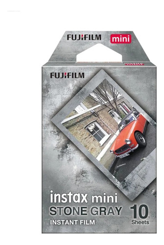 Rollo Fujifilm Instax Mini Instant Stone Gray 10 Fotos Entr