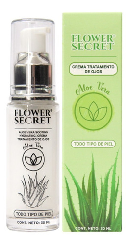 Crema Tratamiento Contorno De Ojos Flower Secret Aloe Vera