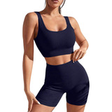 Conjunto Deportivo Shein Calza Levanta Glúteos Seamless 