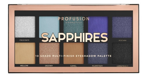 Paleta De Sombras Sapphires Profusion Cosmetics