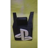 Porta Joystick Play 4  Individual 3d Pla Con Logo Blanco 3d