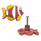 Tirador Infantil Pez, Material Goma Set 5und.