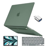 Funda Conbovo Para Macbook Air 13 M2 + C/teclado Green