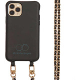 . Funda Mrsropes Para iPhone 12 Y 12 Pro Negra Gala Colgante