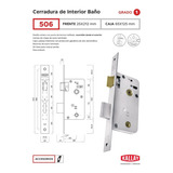 Cerradura De Interior Baño Kallay 506