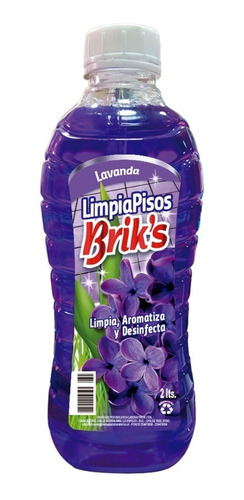 Limpia Pisos Briks Desinfectante, Líquido Para Pisos.