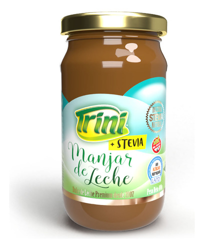 Dulce De Leche Sin Azucar Trini Con Stevia Sin Tacc X 400gr.