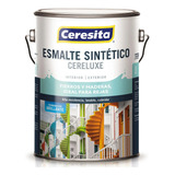 Esmalte Sintetico Cereluxe Ceresita Negro 1 Gl