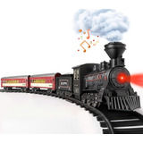 Juego De Tren A Vapor Hot Bee, Recargable, Con Luz Y Sonido