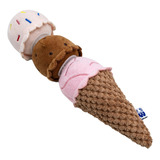 Pawty Dog Toys - Juguete De Cono De Helado - Juguete De Paro