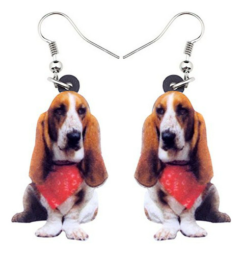 Aretes Anzuelo - Statement Christmas Costume Pug Dog Earring