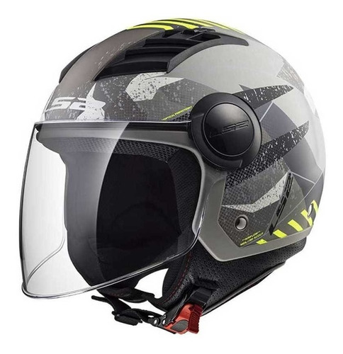 Casco Abierto Ls2 Airflow Visor Rebatible