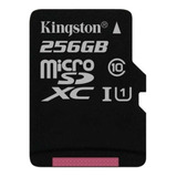 Tarjeta De Memoria Kingston Sdcs/256gb  Canvas Select Con Adaptador Sd 256gb