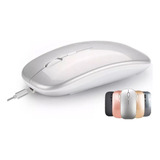 Mouse Inalámbrico Usb/bluetooth Recargable Para Mac/iPad/pc