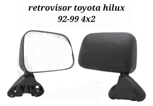 Retrovisor Toyota Hilux 4x2 Derecho Ao 95 96 97 98 99  Foto 2