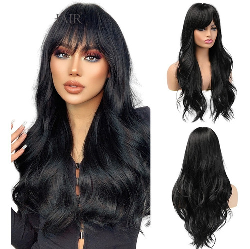 Peruca Lace 100% Fibra Orgânica Premium Hair 80cm + Wig Cap 