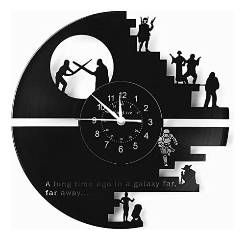 Kinglive Star War Reloj De Pared Reloj De Decoración De Baño