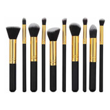 Set 10 Brochas Maquillaje Profesional (3 Paquetes)