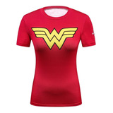 Wonder Woman - Mujer Maravilla Playera Licra Corta 01