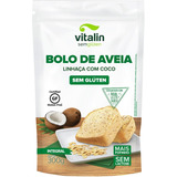 Mistura Bolo De Aveia Linhaça E Coco Sem Glúten Vitalin 300g