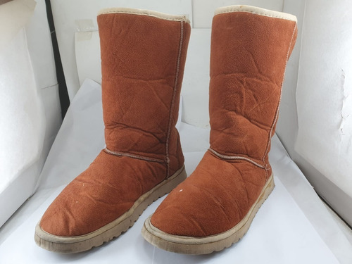 Botas Pantubotas Mujer Peluche Talle 41 Poco Uso