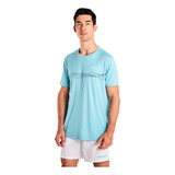 Remera Hombre Tenis Padel Babolat Vertuo Il Celeste