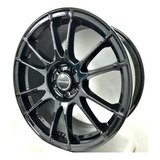 Rodas Scorro Subaru Wrx Aro 17 5x100 (jogo) + Bicos Cor Preto-brilhante