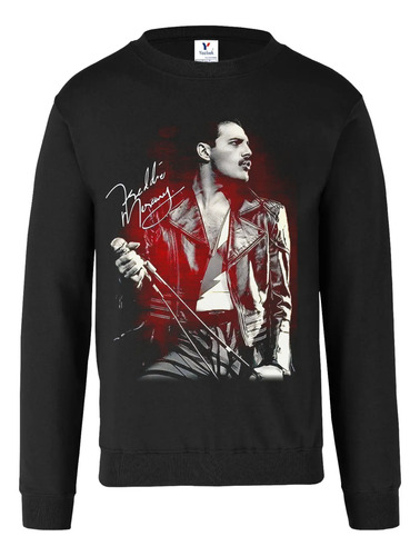 Sudadera Freddie Mercury, Unisex Cuello Redondo 05