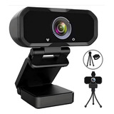 Cámara De Ordenador Webcam 1080p Hd - Micrófono Portátil Usb