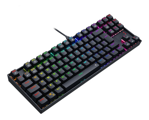 Teclado Magnético Gamer Kumara Pro Rgb Pt Switch Azul Abnt2