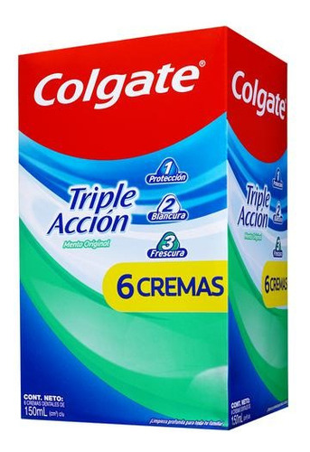 Colgate Crema Dental 6 U 150 Ml - Ml