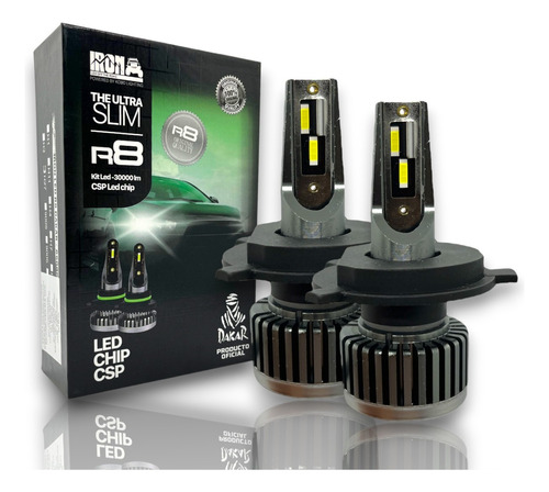 Kit Lamparas Led Cree R8 Chip Csp Sin Cooler Ultra Liviano 