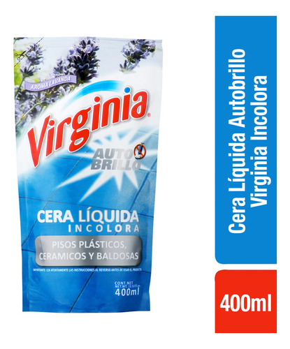 Cera Liquida Autobrillo Virginia 400c ,(1uni)super