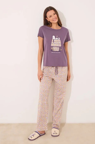 Pijama Capri Snoopy Mujer Ws