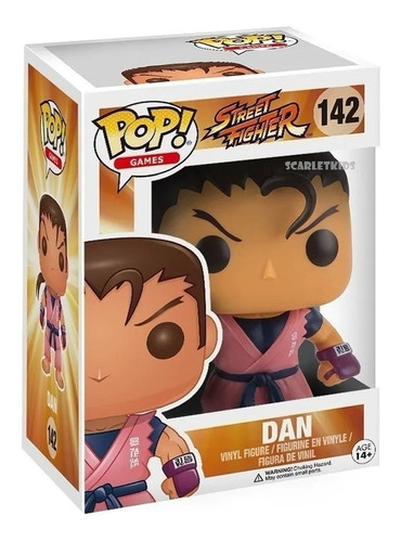 Funko Pop Street Fighter Dan 142 Original Scarlet Kids