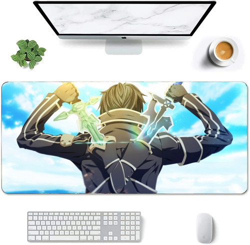 Mouse Pad Grande Sword Art Online Arte Anime Unico 30x70cm