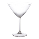 1 Unidad De Copa Martini De Cristal Bohemio De 280 Ml Con Color Titanio Transparente