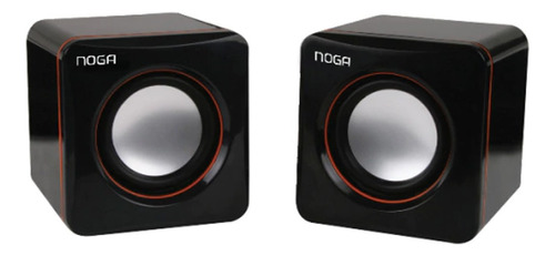 Mini Parlantes Noga Ng-106 Alimentacion Usb Plug 3,5 Hi-fi  