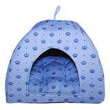 Cama Pet 2x1 Casinha Cabana Toca Iglu Almofada Cães Gato M