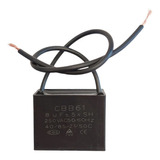 Capacitor Condensador Cuadrado 8mfd 8uf 250v Cable Ventilador
