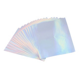 Papel Adhesivo Imprimible, 20 Hojas, A4, Holográfico, Imperm