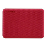 Disco Duro Externo Toshiba Canvio Advance 1tb Rojo Usb 3.0