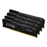 Memoria Ram De 32gb (4x8) Kingston Fury Beast Ddr4 3200mt/s