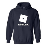 ¡oferta! Poleron Azul Marino M, Roblox Logo Videojuegos