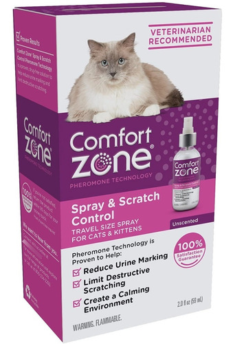 Atomizador Calmante Comfort Zone 2oz Para Gato