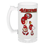 Tarro Cervecero 16oz San Francisco 49ers. Snoopy
