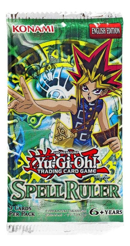 Yugioh Booster X 9 Cartas - Spell Ruler - Konami