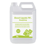 Álcool Liquido 70 Inpm Qualylimp 5l Loja Limpeza Hospital